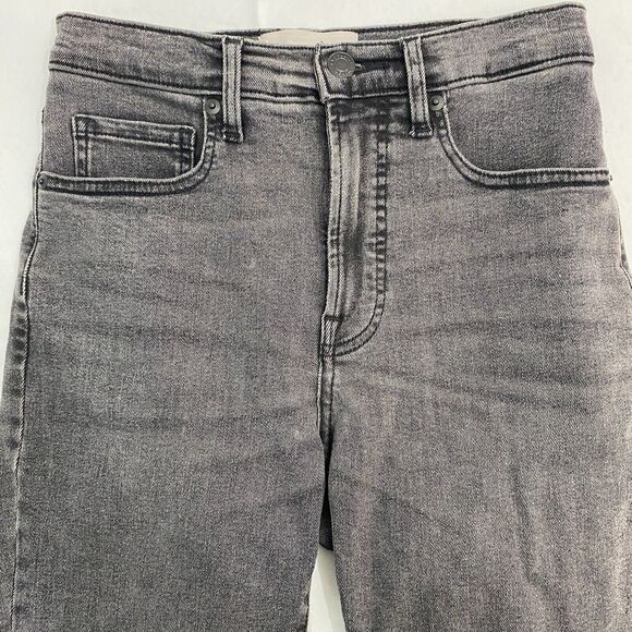 Everlane High Rise Faded Black Gray Denim Ankle‎ Jeans Womens 26 - Picture 3 of 8